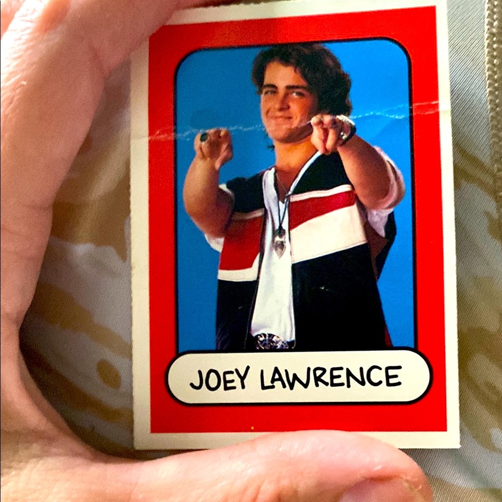 Retro Joey Lawrence Trading Card